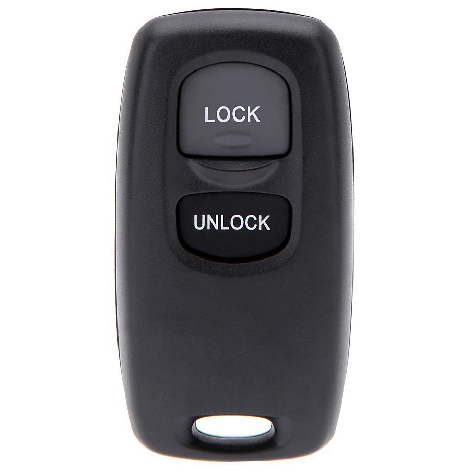 Uncut Key Replacement 2 Button Keyless Entry Remote Key Fob  Case and6156