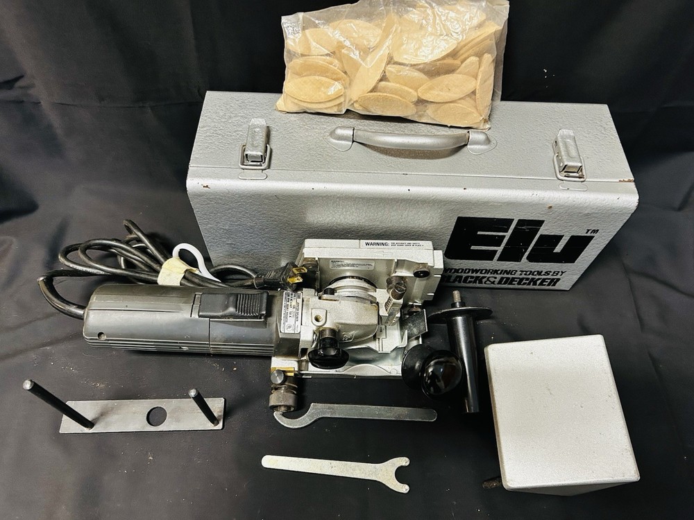 BLACK & DECKER ELU Jointer Spliner Model 3380, USED w/Case