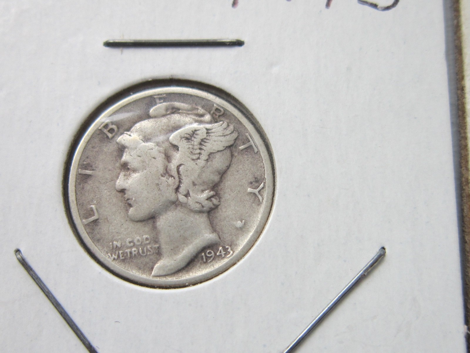 Five 1943 WALKING LIBERTY Half Dollar Silver Coins & FIVE 1943 Mercury Dimes