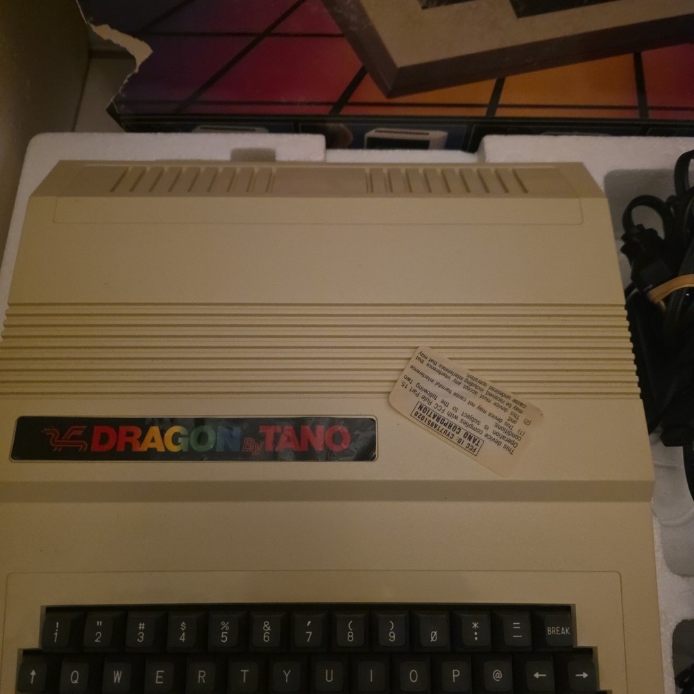 Tano Dragon Computer 64K Vintage Untested Asis Read Description