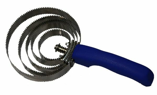 Blue Jumbo 5 Ring Curry Comb