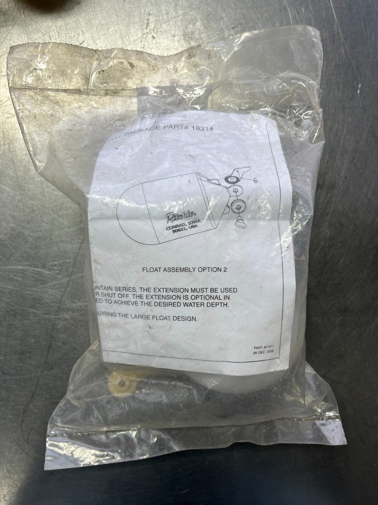 18314  GENUINE Ritchie 8.25" FLOAT & Hardware Package
