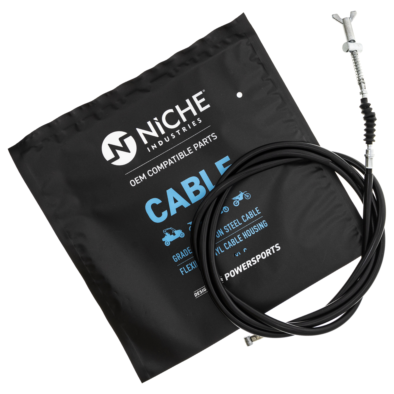 NICHE Rear Hand Brake Cable for Kawasaki KVF650 KVF750 Brute force 54005-0005