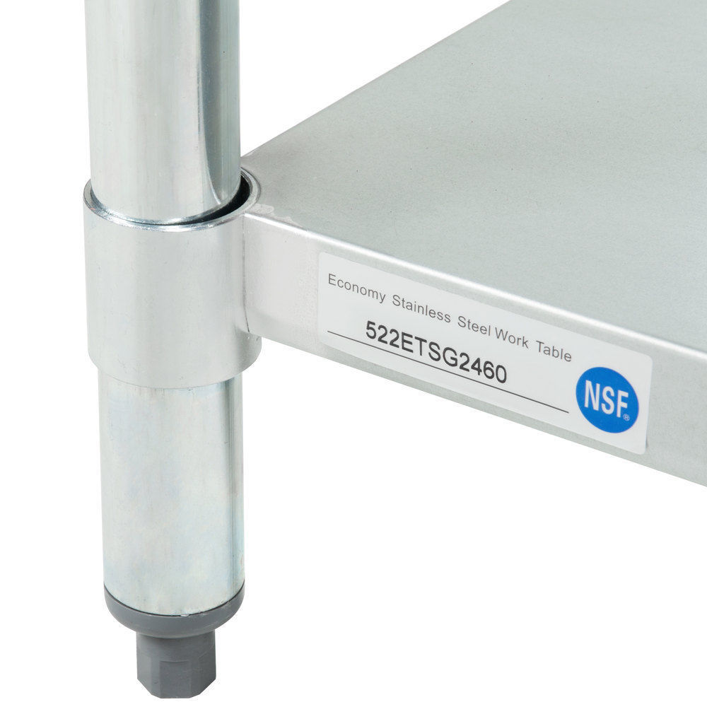 NEW!! 24" x 30" Stainless Steel Work Prep Table Adjustable Undershelf Restaurant