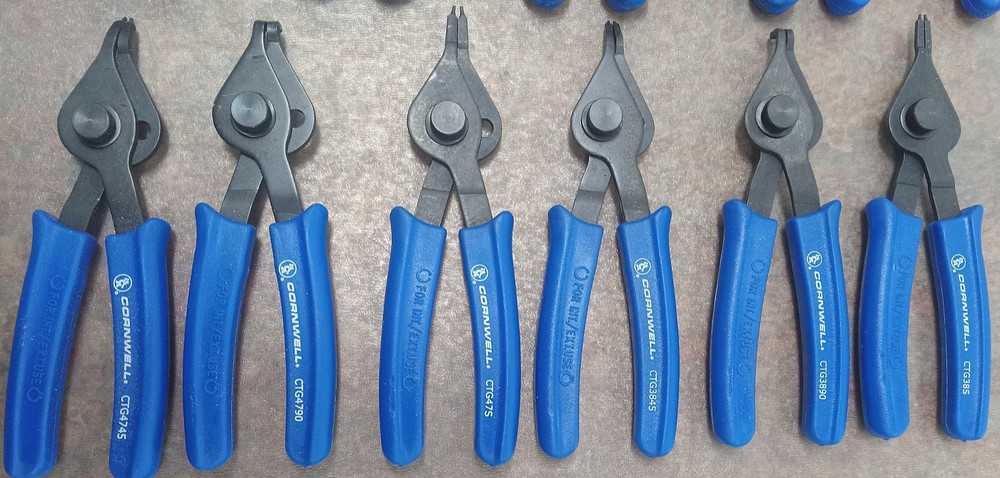 Cornwell 12pc. Retaining Ring Plier Set for Int/Ext Use