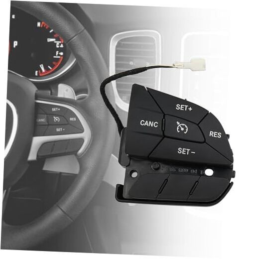 Steering Wheel Cruise Control Switch Button Compatible with 2014-2019 Dodge
