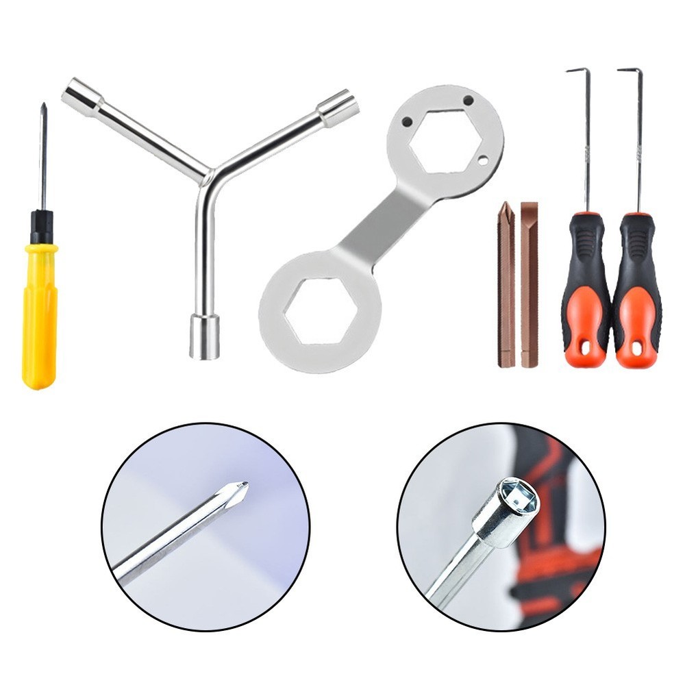 Washing Machine Disassembly Tool Set 7pcs Chrome Vanadium Steel Hook Handle