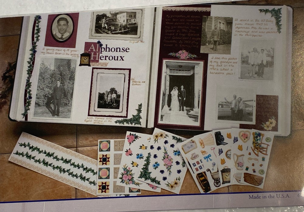 Creative Memories Stickers ~ HEIRLOOM 9 Sheets - NIP