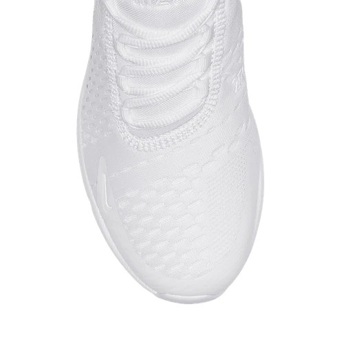 Nike Air Max 270 White Metallic Silver 943345-103 Size 4Y-7Y Boys Kids Women New