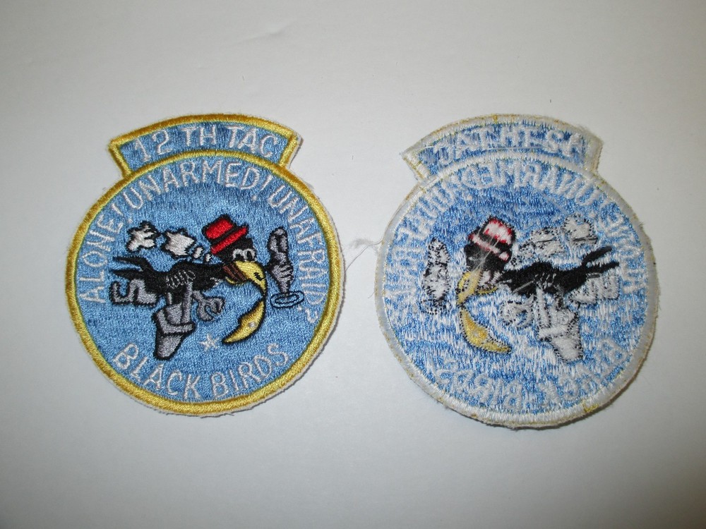 b6040 US Air Force 12th Tactical Black Birds IR20C
