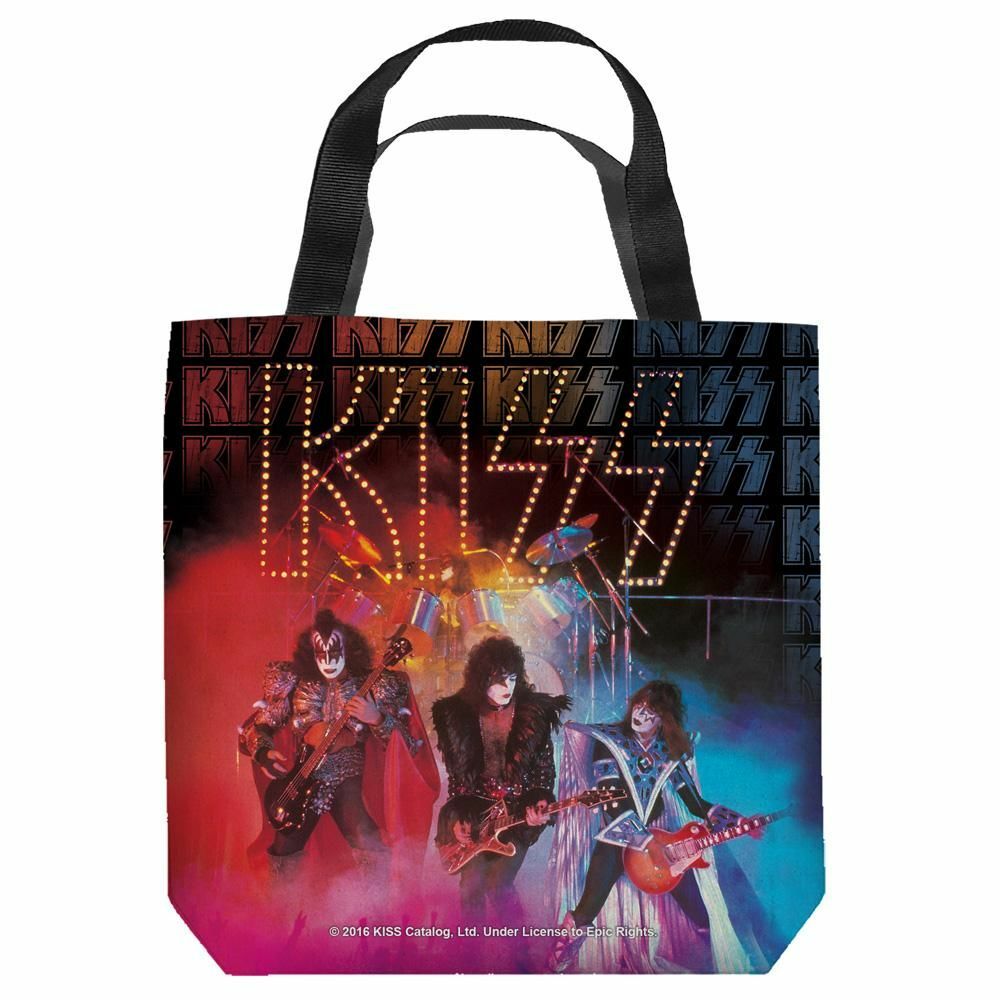 KISS UNMASKED  16x16 TOTE BAG OFFICIAL 2016