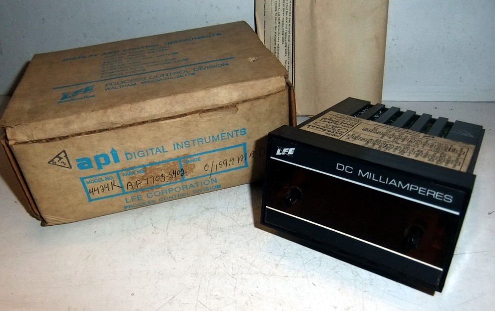 LFE / API AF7703-8402 Digital Panel Meter DC Milliamperes