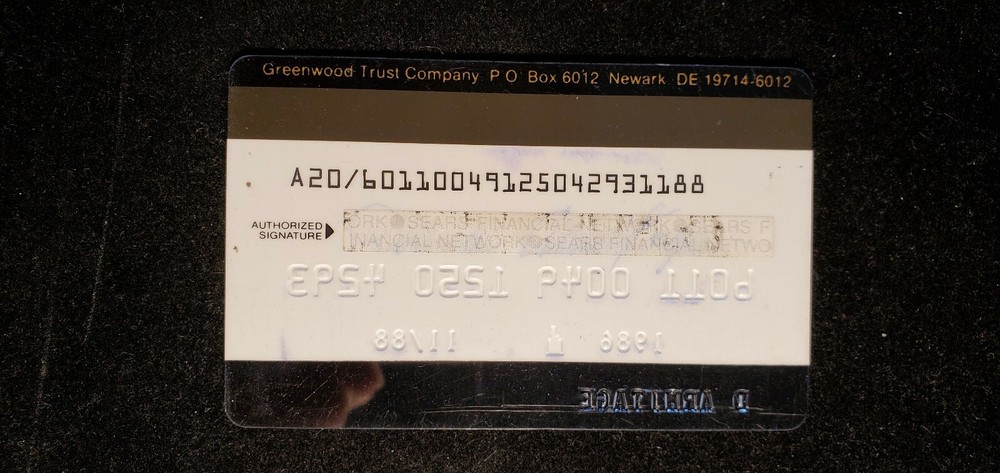 Discover credit card exp before 2000 cc587