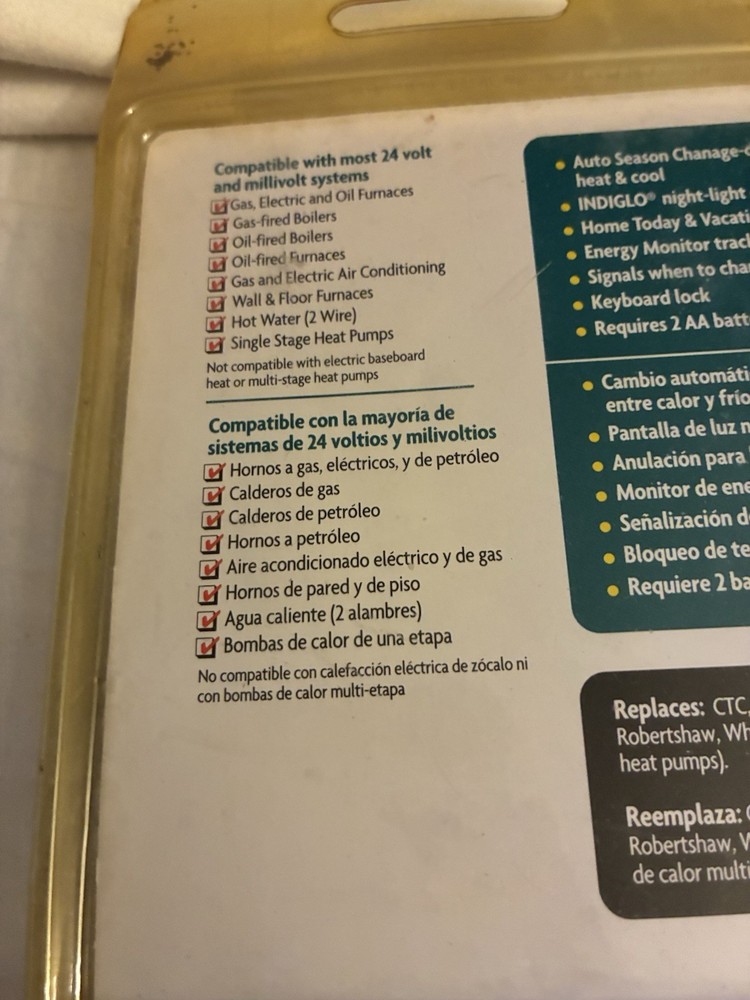 Hunter Digital Programmable Thermostat 550 Model 44550 ~ New W6