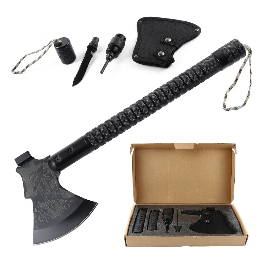 Wolf Tactical Survival Axe – Rugged Outdoor Tool | PrepPro