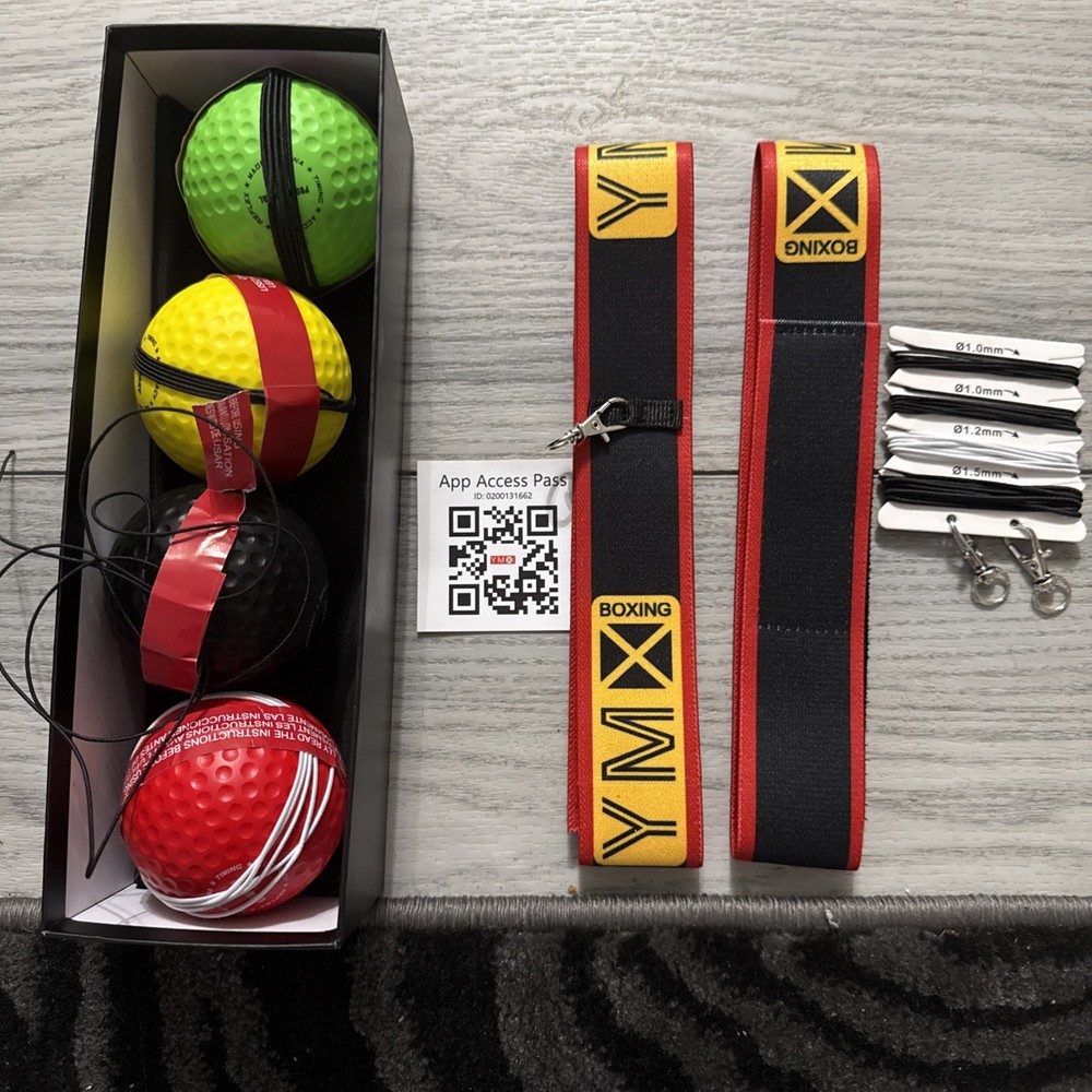 YMX Boxing Training Ultimate Reflex Ball Set Hand Eye Coordination