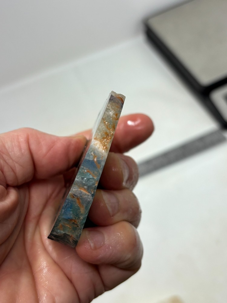 Fluorite slab Cabbing Lapidary Combo Ship Avail
