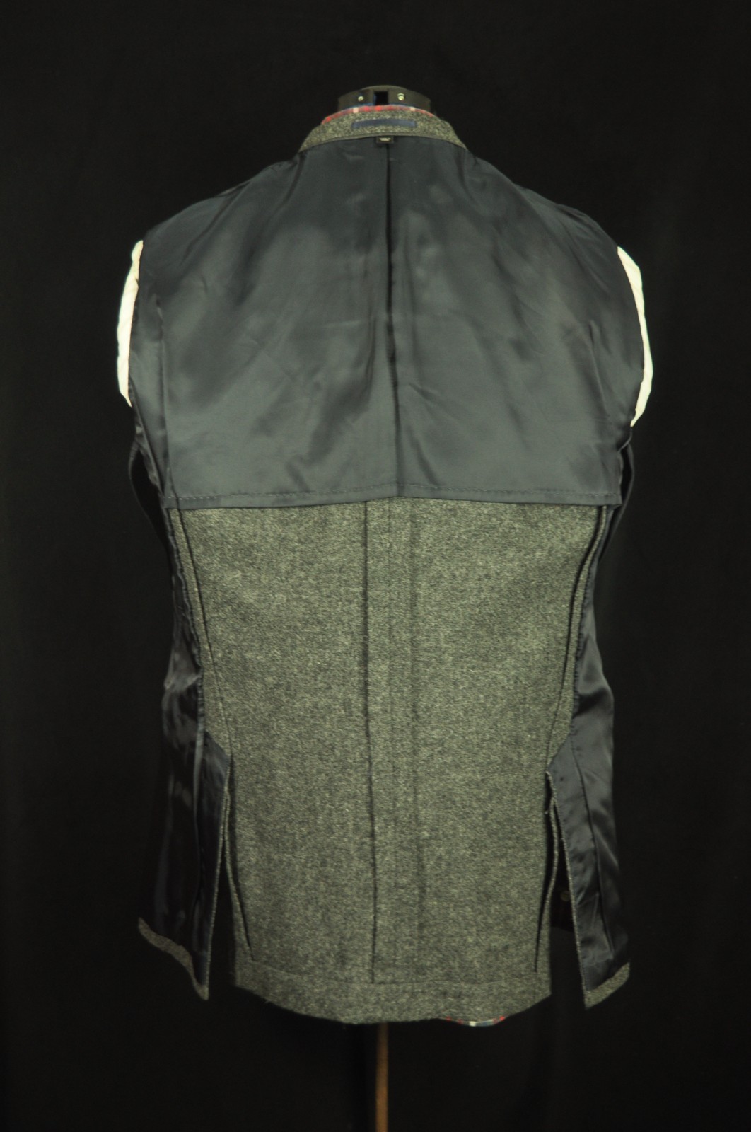 J. Crew Ludlow Moon British Wool Tweed Charcoal Gray Sport Coat 40 Long