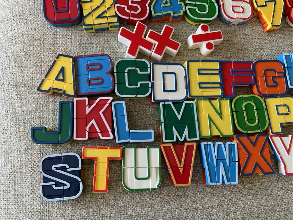 Numberblocks Transforming Number Figures & Alphabots Alphabet Missing #1 & Q