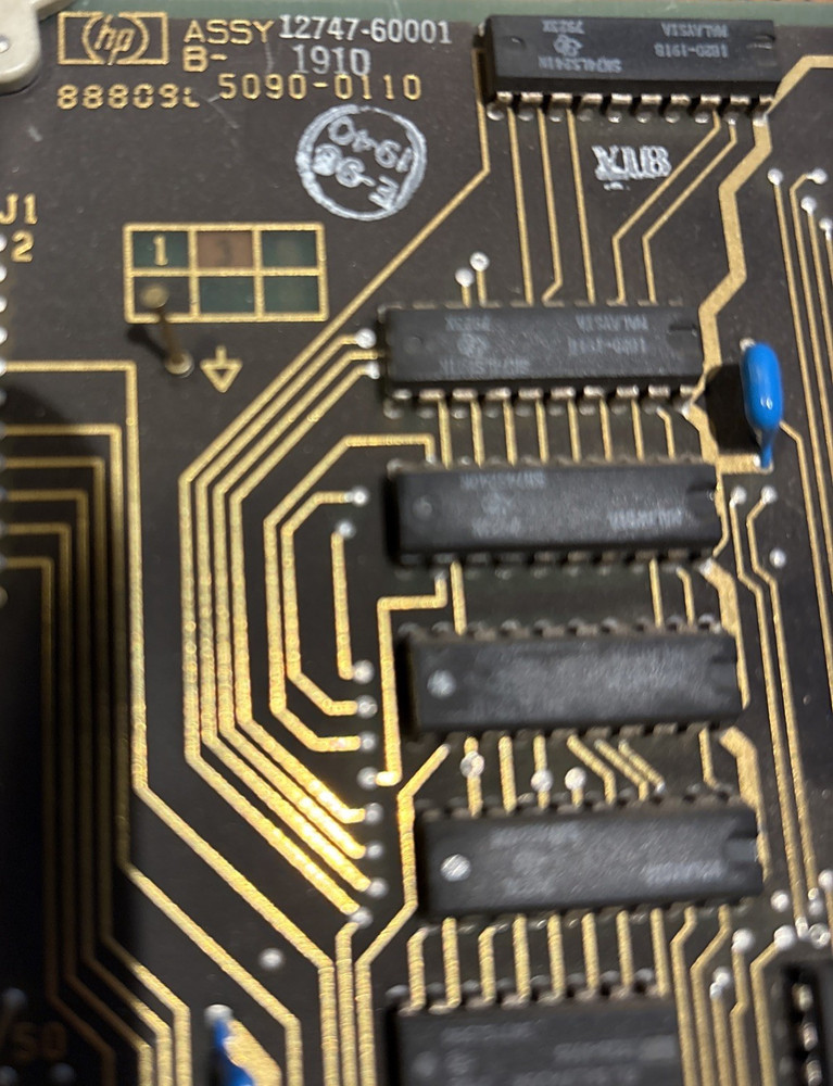 Vintage 64K HP 1000 Minicomputer System Memory Module Assembly