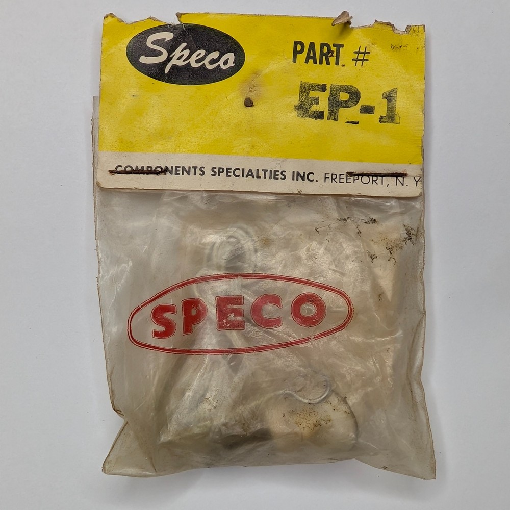 Vtg Speco EP-1 Headphone Electronics Audio Component Specialties Freeport NY E2