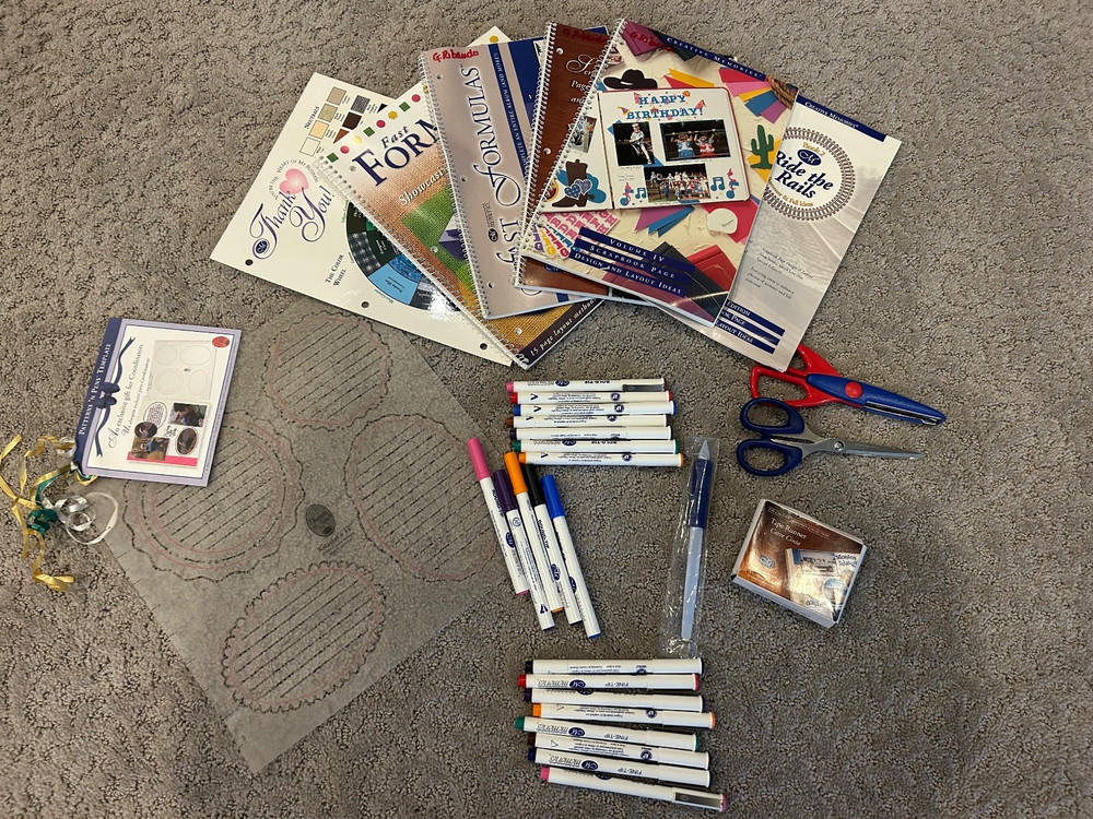Creative Memories  Scrapbooking Design Layout Books Pens/Tools