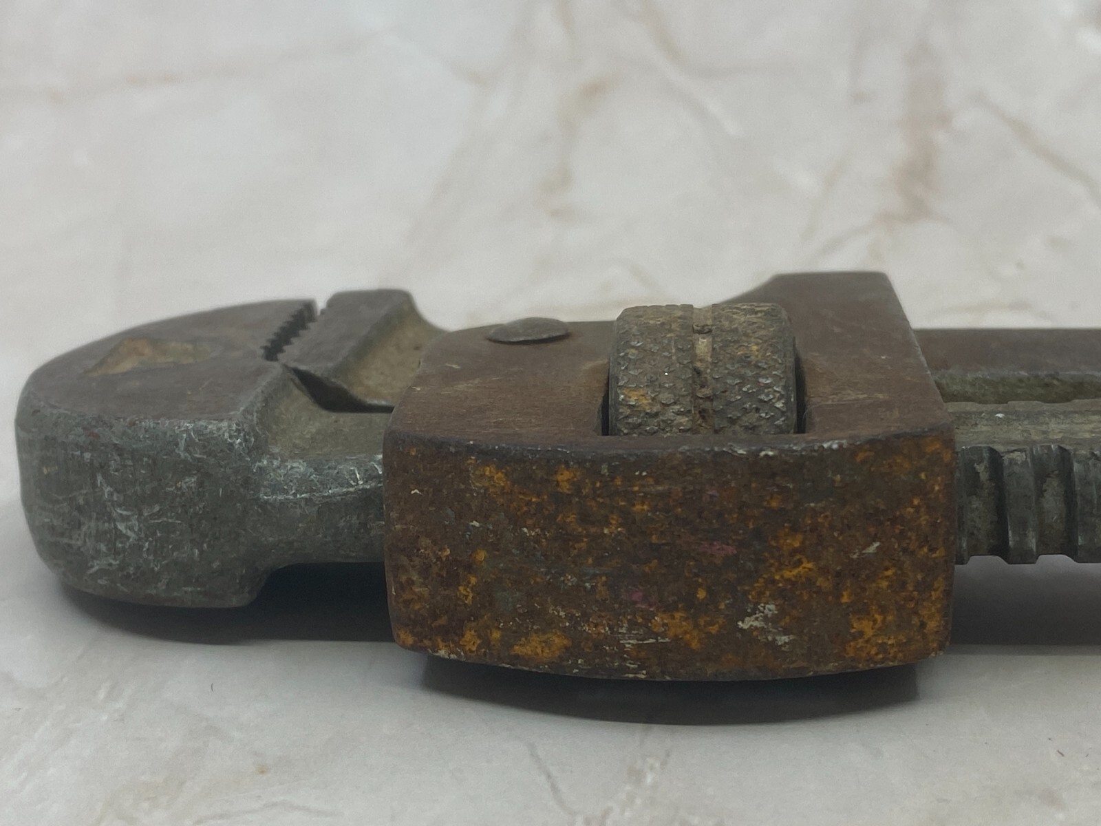 Vintage Adjustable Pipe Wrench Billings 10 A Made In USA Drop Forged