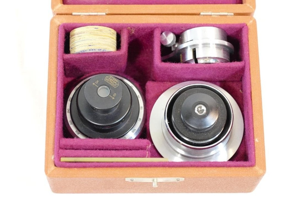 microscope antique collectible Accessory Leitz Micro Polarizing Device Set 1920