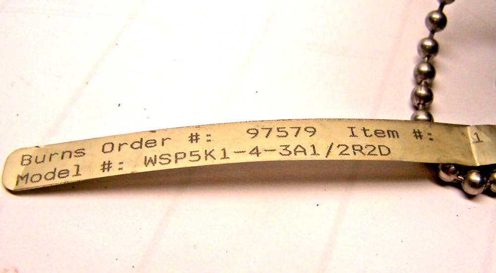 Burns Explosion Proof Temperature Probe WSP5K1-4-3A1/2R2D