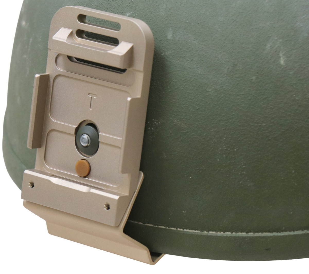 NEW - Tan NOROTOS Night Vision NVG Mount Bracket Plate Shroud ACH Helmet Screw