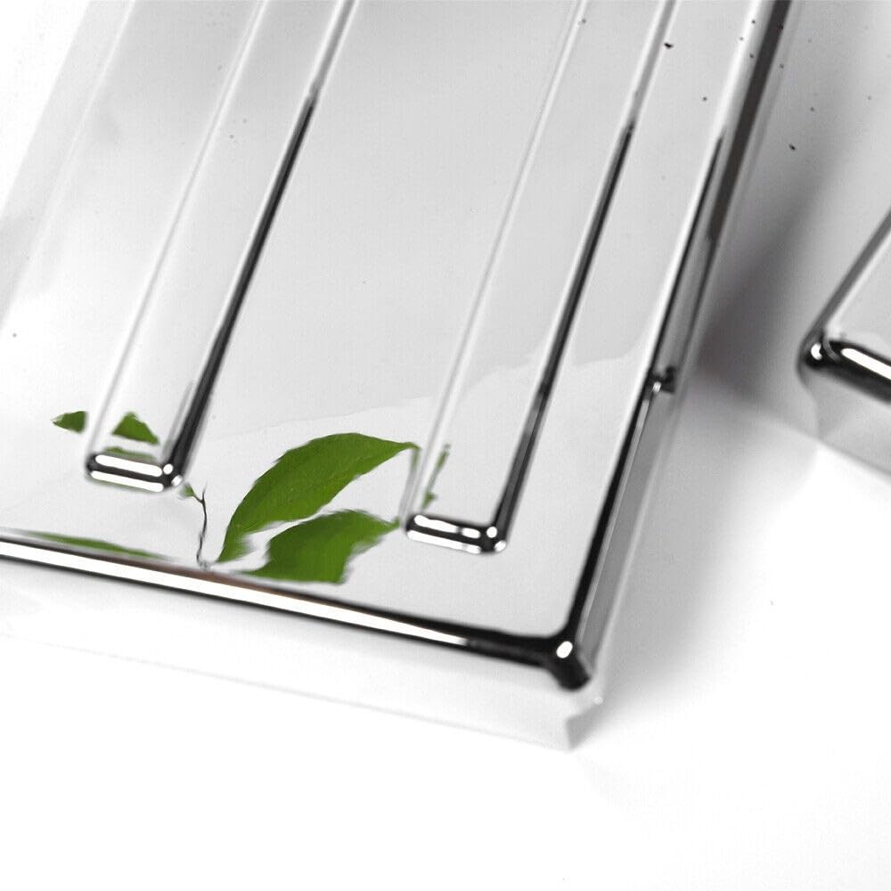 Front Bumper Corner Protector Cover Trim Accessories + Chrome