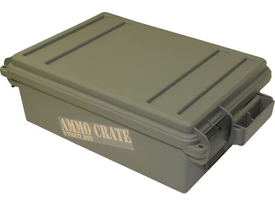 MTM Ammo Crate Polymer Army Green 4.8" Deep