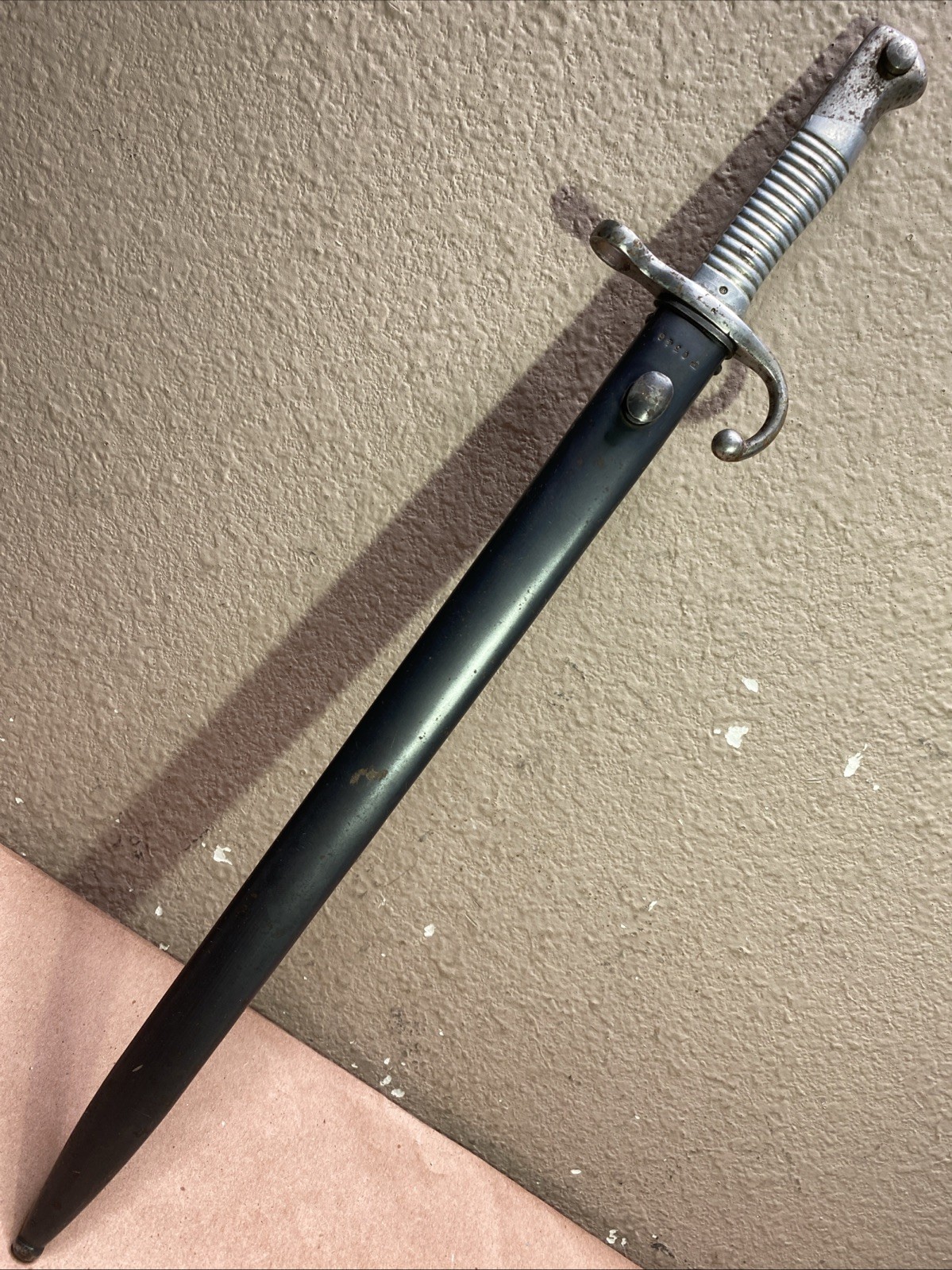 Weyersberg KirschBaum & Co Solingen Modelo Argentino 1891 Bayonet w/Scabbard