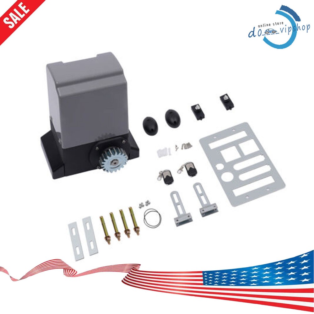 Electric Sliding WiFi Gate Opener Operator Kit Automatic Remote Control 3968lb