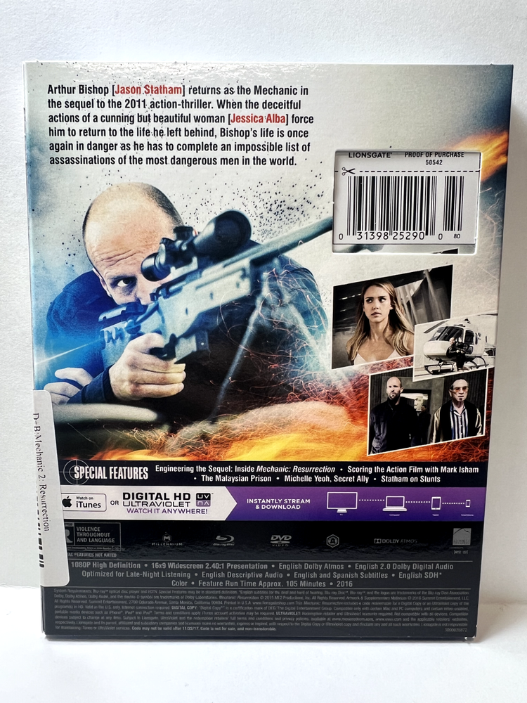 Mechanic: Resurrection (Blu-ray + DVD 2016) - Open Item
