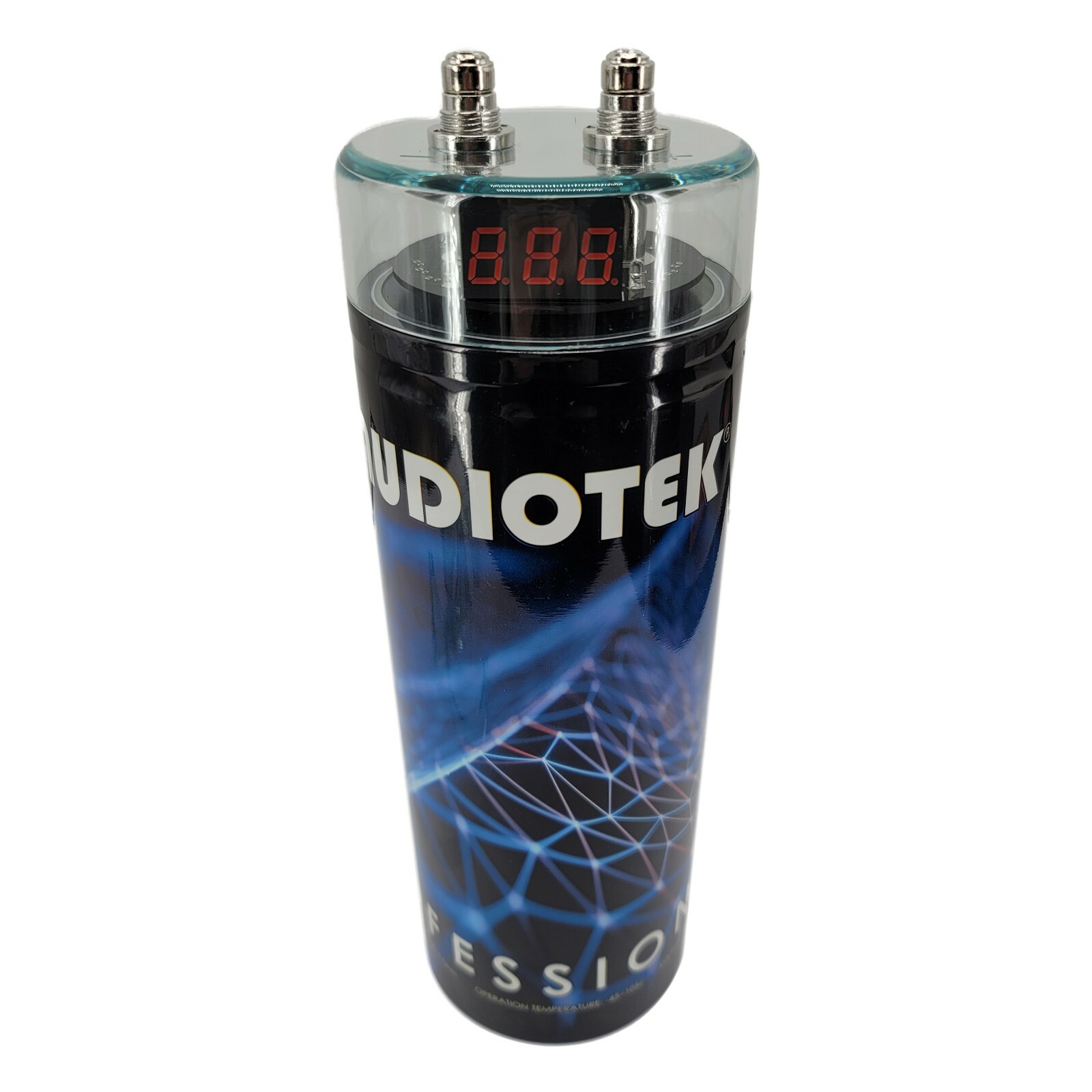 AT-3.5 Capacitor 12V Audio 3.5 Farad 3500W Digital 3 Digit Display + Kit 4 Ga