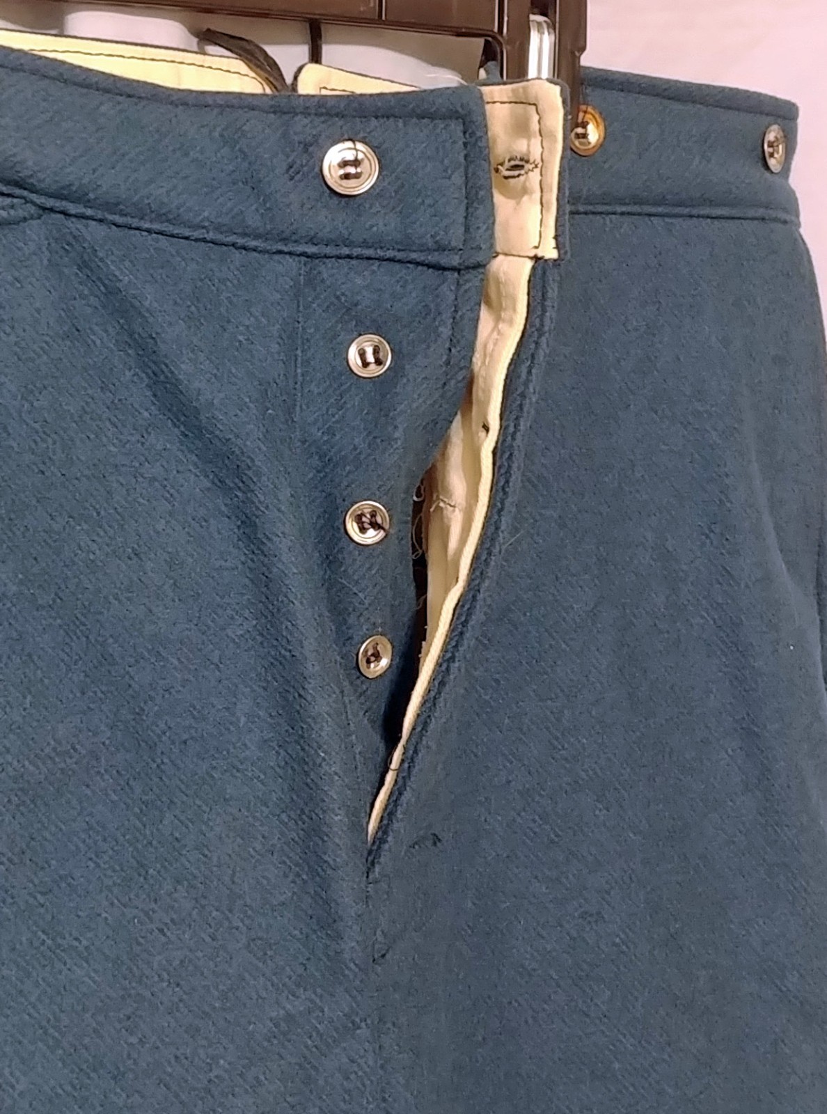 Civil War Wool Pants Trousers - 32-34 Waist - Reenactor