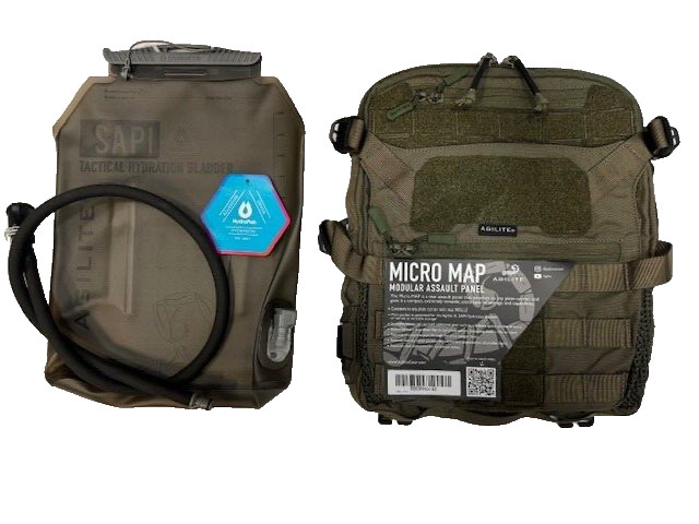 Agilite MICRO MAP With Sapi Hydration bladder Bundle Ranger Green
