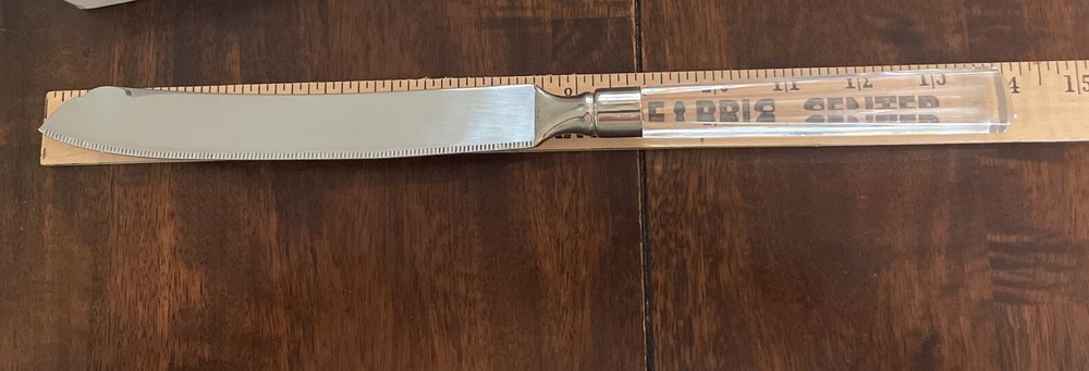 Lennox Crystal Handle Ovations Cake Knife