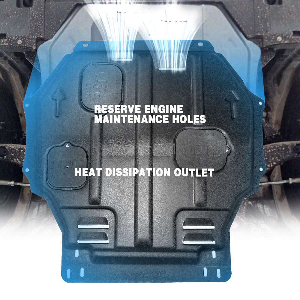 For Mitsubishi Outlander 2017-2019 Under Engine Splash Guards Front Engine Mud