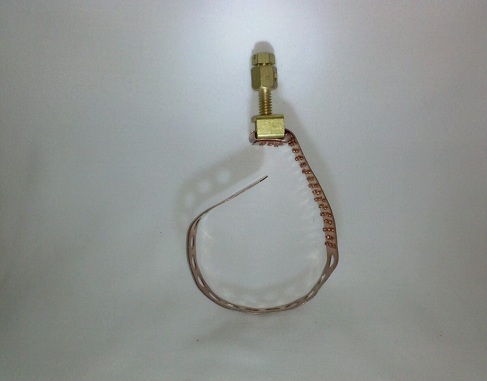 (2) 9" COPPER GROUND STRAP APPROVED *BRAND NEW*