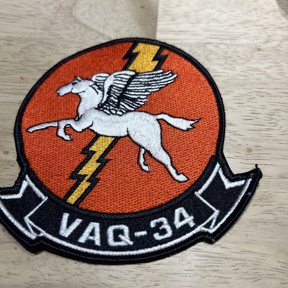 VINTAGE VAQ-34 US NAVY Flashbacks cold war PATCH