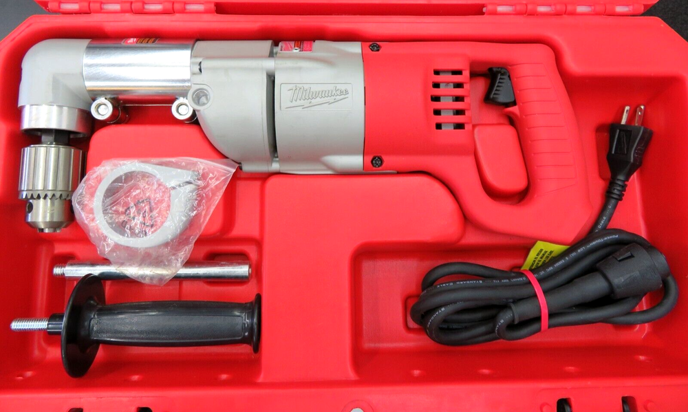 Milwaukee 3107-6 1/2in D-Handle Right Angle Drill Kit