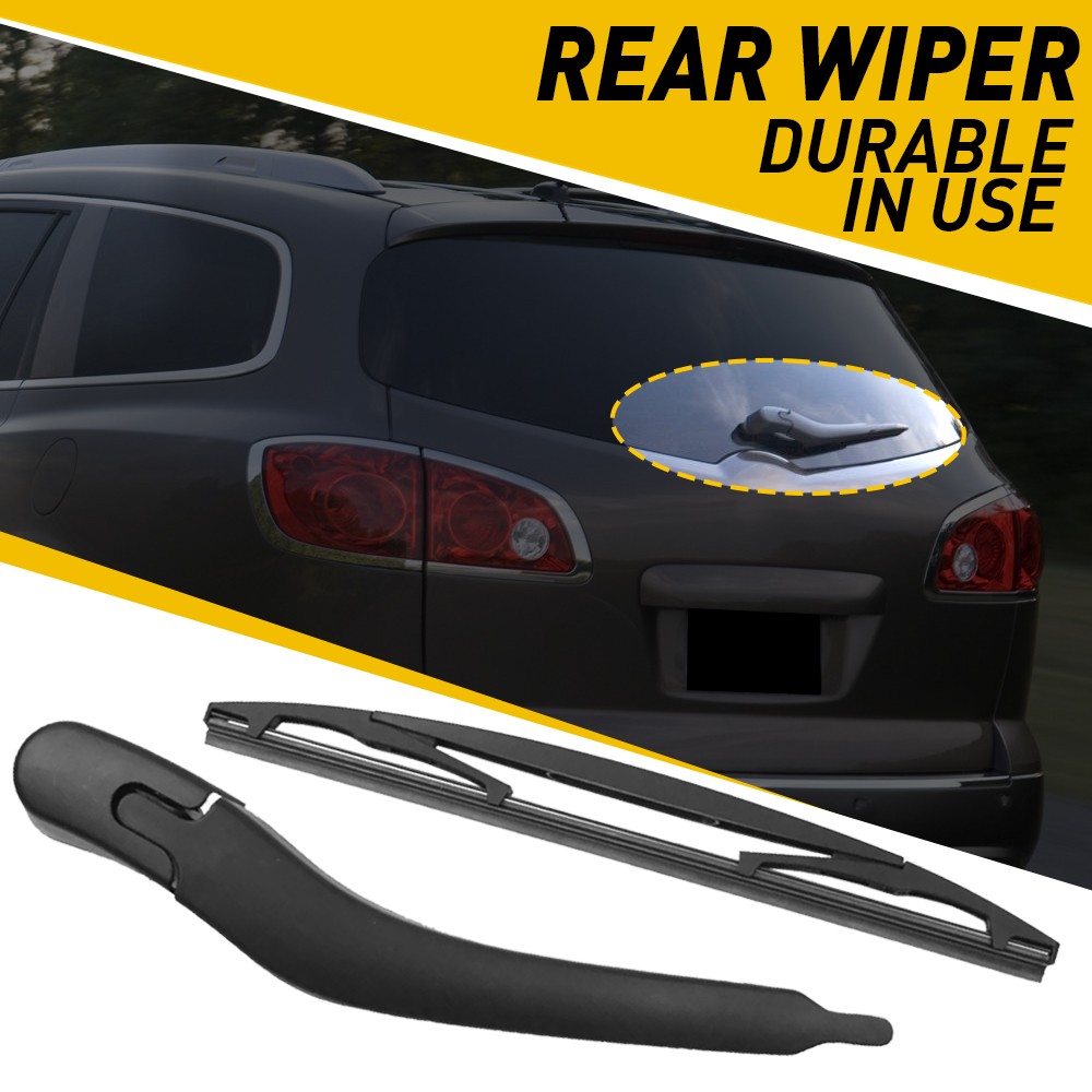 Rear Window Windshield Wiper Arm & Blade Set Replace For 2008-2017 Buick Enclave