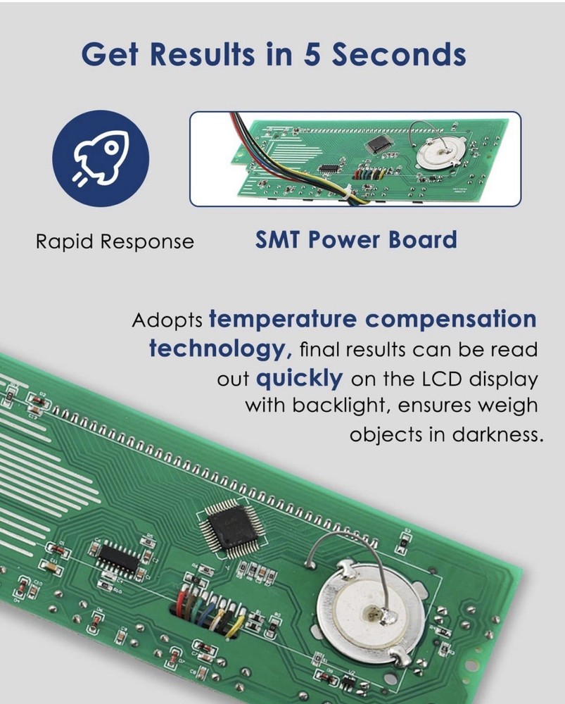 Hanchen Electronic Analytical Balance 220g Precise Digital Scale 8 Unit Options!