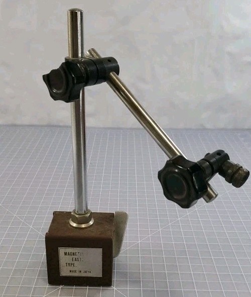 Eastern Magnetic Base Dial Indicator Holder Stand With Box Broken Knob