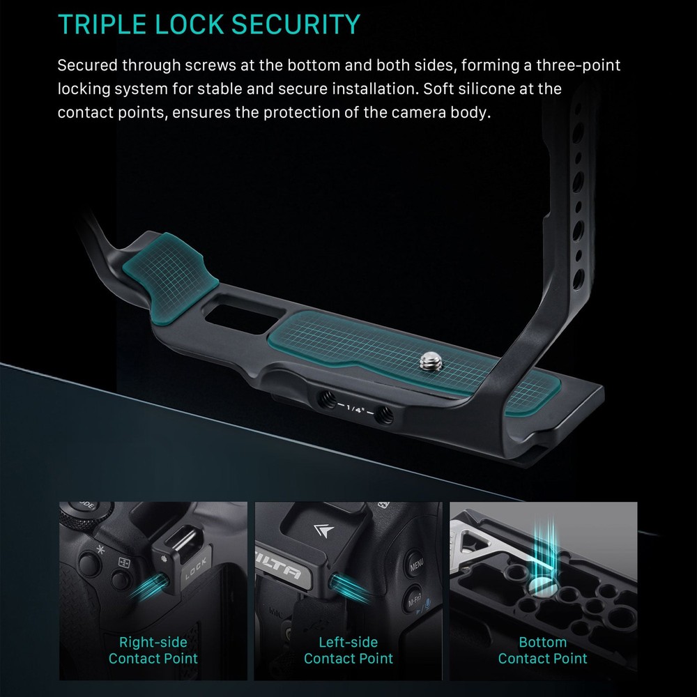 Tilta TA-T36-A-B Full Camera Cage Top Handle Basic Kit For Canon R1 Camera