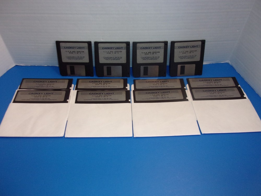 CADKEY Light 3D CAD software with all CD's plus Floppy Disks V4.0