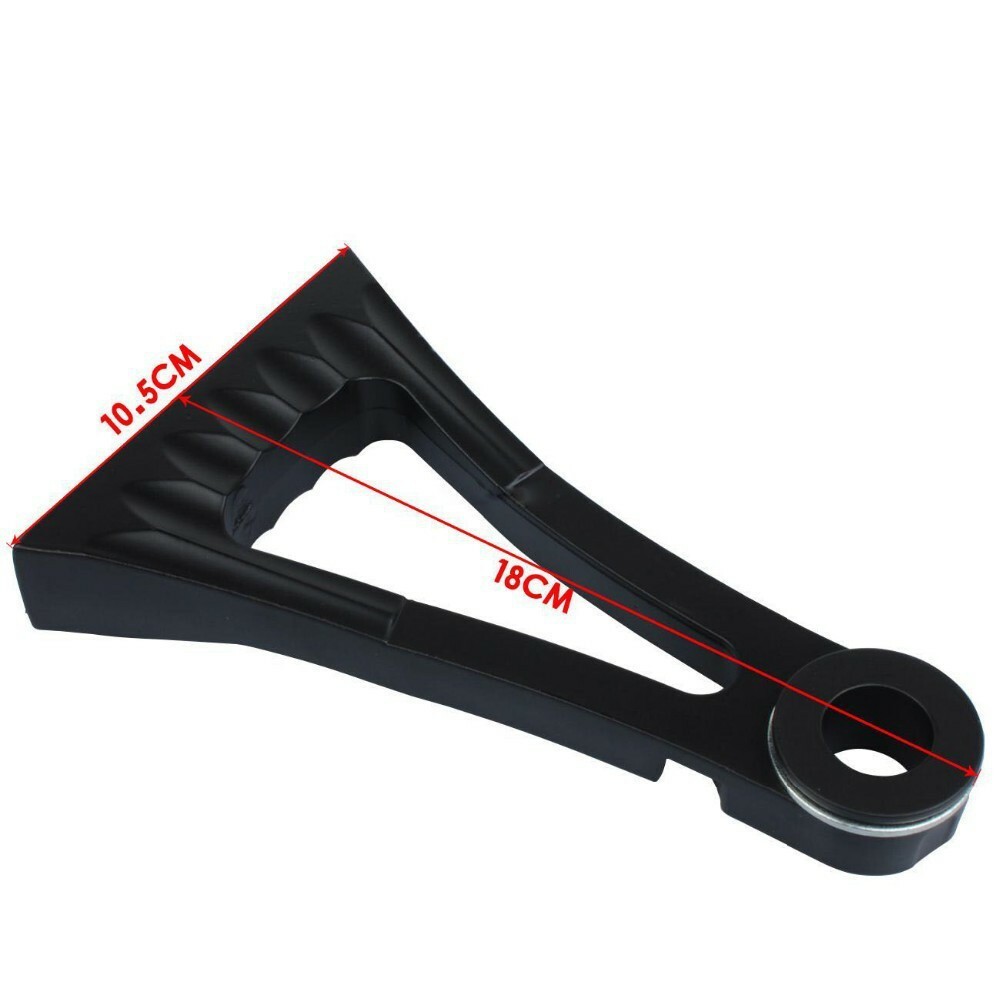 LED Vertical Axle Custom Relocation Side Mount License Plate Bracket Tail Light