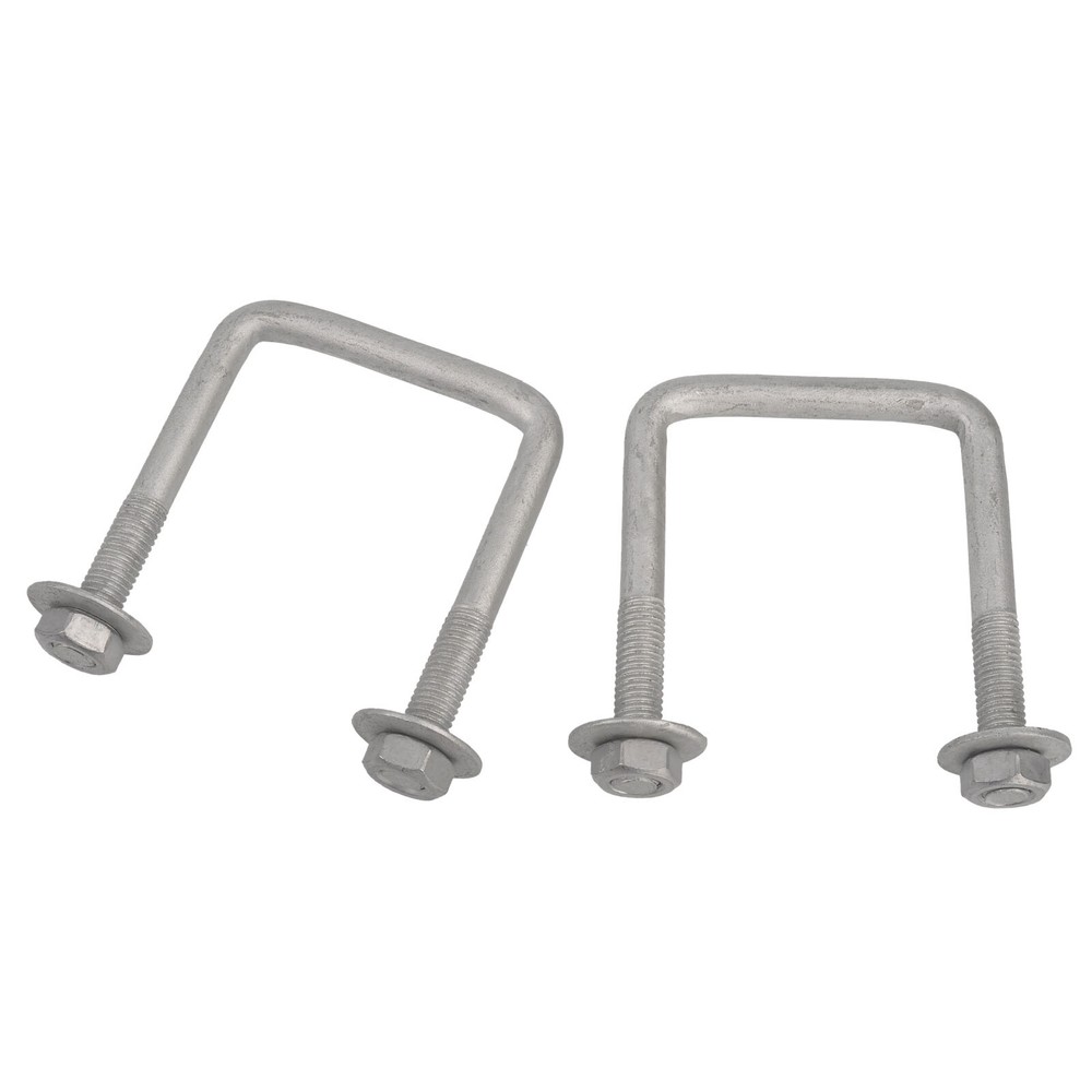 4 Pack 8" Galvanized Swivel Top Bunk Bracket Support Kit For 3x3 Boat Trailer